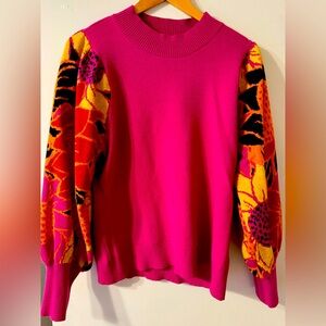Jodifl sweater euc 🩷❤️💛 size Large